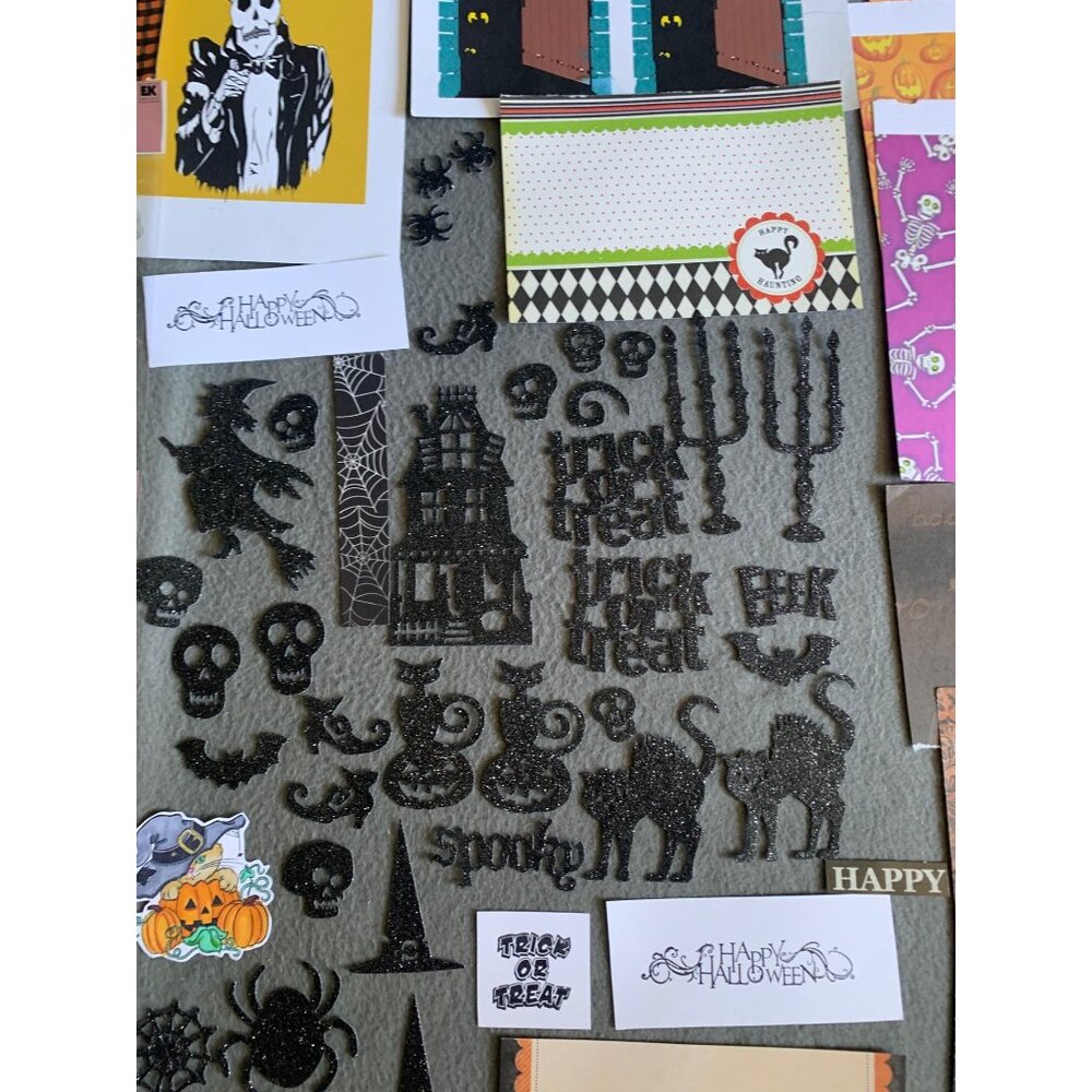 Halloween Scrapbooking & Craft Supplies Lot - Picture 3 of 11